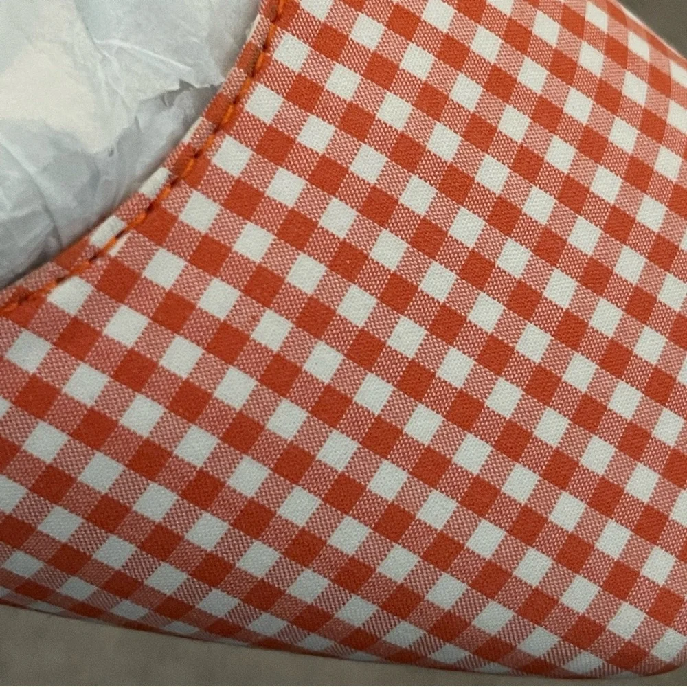 Anthropologie Jeffrey Campbell square-toe Mary Jane flats in orange - Picture 14 of 16